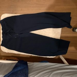 Lululemon Blue wide leg drawstring pants